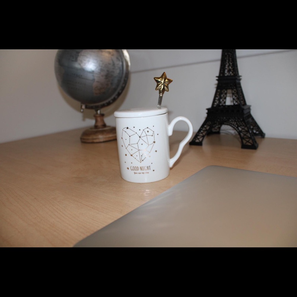 ⬇️ Ceramic Coffee Mug With Spoon and Lids⬇️